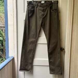 Todd Snyder Chino Pants 34 X 32 Olive Green Slim Fit Tapered Leg Casual Office